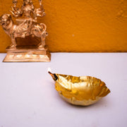 Hand Crafted Brass Floating Peepal Leaf shaped Diyas (Pair of Diyas) – Oil Lamp