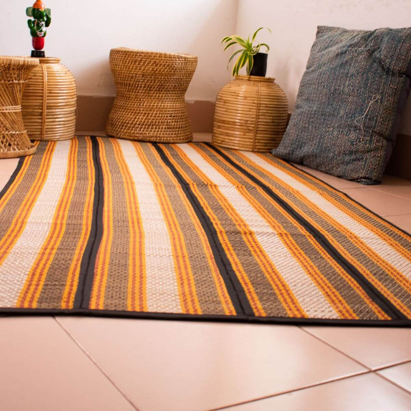Hand-made river grass Madur Mats - Small (4 Fold) – Grass Floor Mat