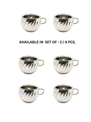 Stainless Steel Floral Design Tea Cup – Tea Cup