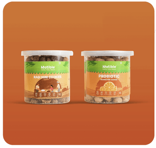 Natible Variety Pack Pack of Cookies (2 Flavours) – Wholesome Snack Cookies