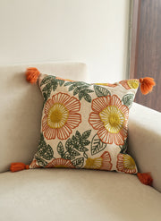 Nurture India Marigold Cushion Cover 16x16