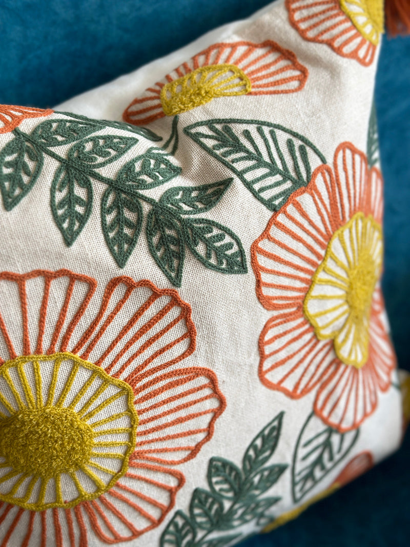 Nurture India Marigold Cushion Cover 16x16