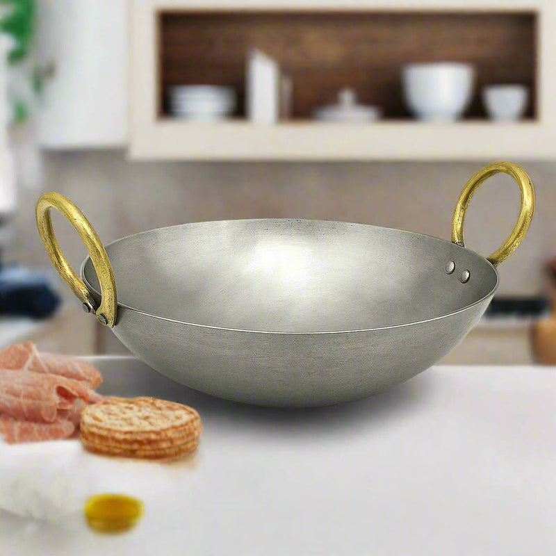 Royale Iron Kadhai/Wok with – Cooking Wok