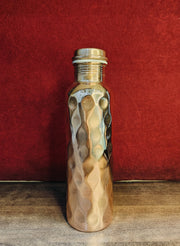 Pure Copper Hammered Water Bottle – Copper Water Bottle