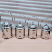 Stainless Steel Barni Milk Pot/Dolchi with Lid – Kitchen Utensil