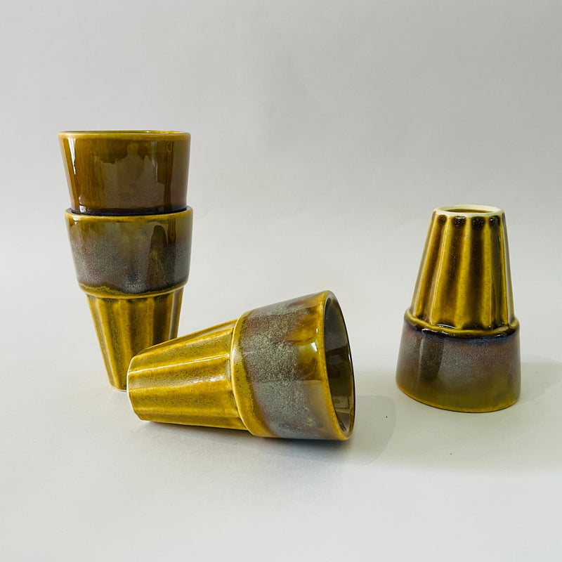 The Cool Tea Glasses Mustard