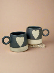 Nurture India Love Happens Here Mug Black 15-oz