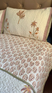 aenak-dusty-palm-handblock-printed-reversible-quilted-bedcover-set