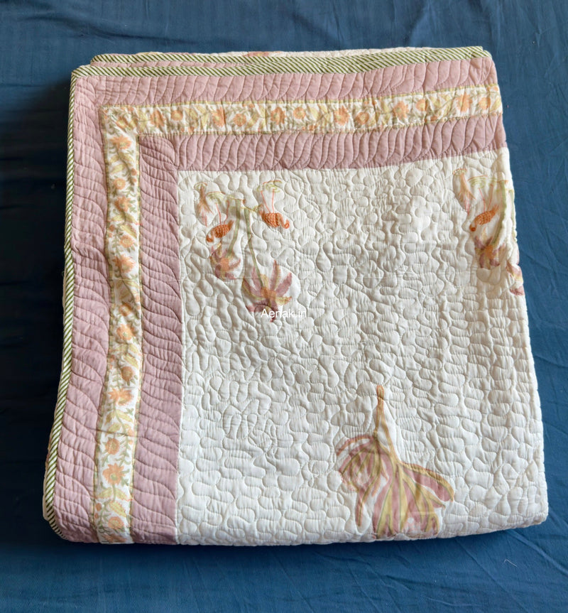 aenak-dusty-palm-handblock-printed-reversible-quilted-bedcover-set