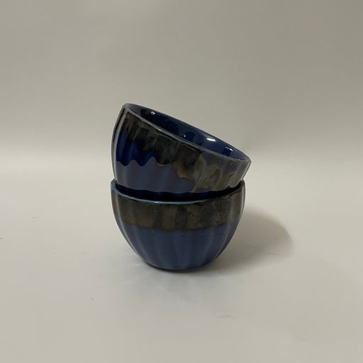 Deep Blue Snack Ceramic Bowls
