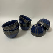 Deep Blue Snack Ceramic Bowls