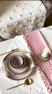 The Roseate Ceramic Dinnerware Set For 4