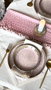 The Roseate Ceramic Dinnerware Set For 2