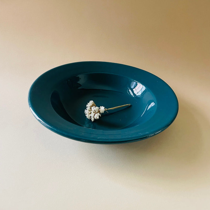 ceramic-kitchen-teal-green-pasta-plate