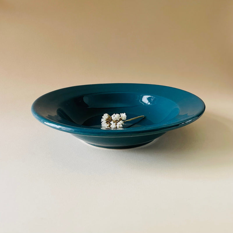 ceramic-kitchen-teal-green-pasta-plate