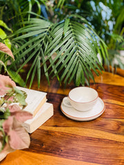 The Marbella Cappucino Cup Saucer Set Ceramic Kitchenware