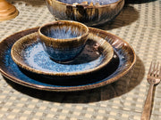 Midnight Aura Dinner Set Set For 6 Ceramic Kitchenware