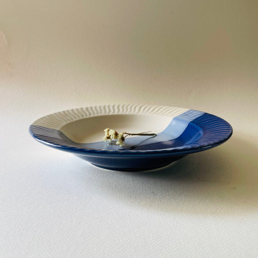 Elegante Bluebird Pasta Ceramic Serving Plattere