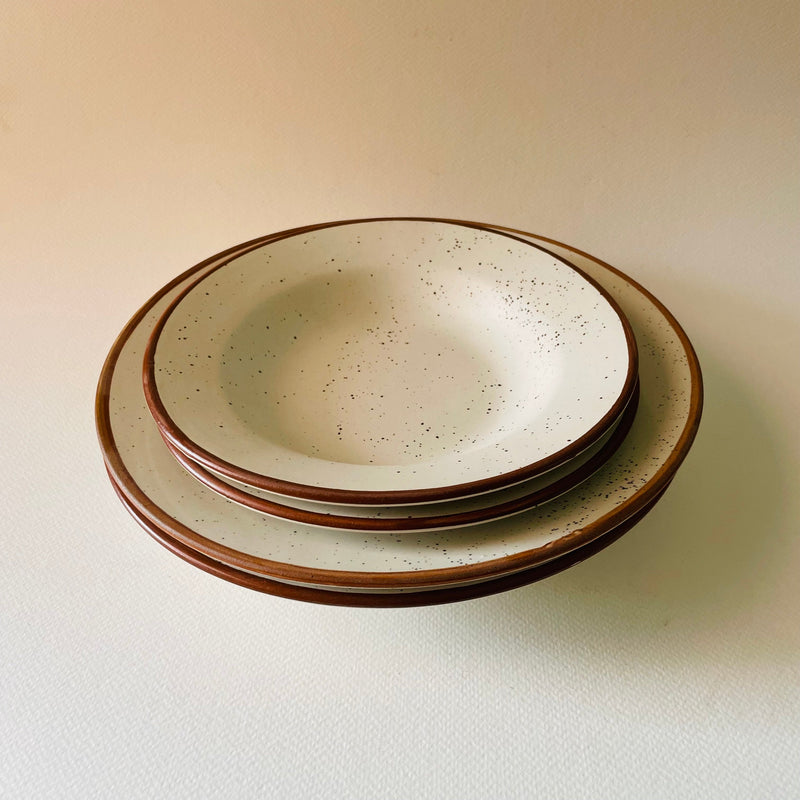 The Cream Junior Senior Pasta Plates Set Of 4