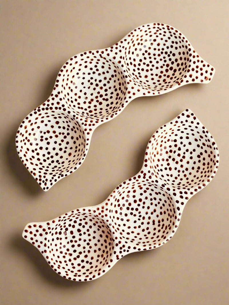 Nurture India Tamarind Ceramic Dip Platter