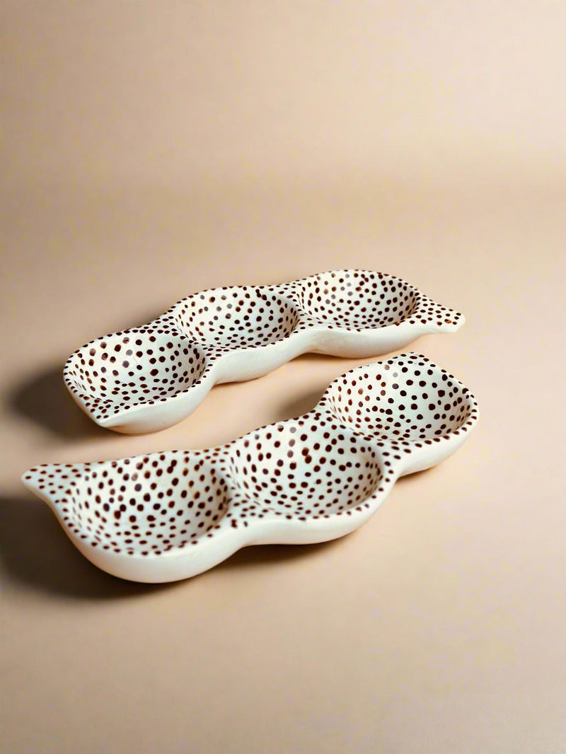 Nurture India Tamarind Ceramic Dip Platter