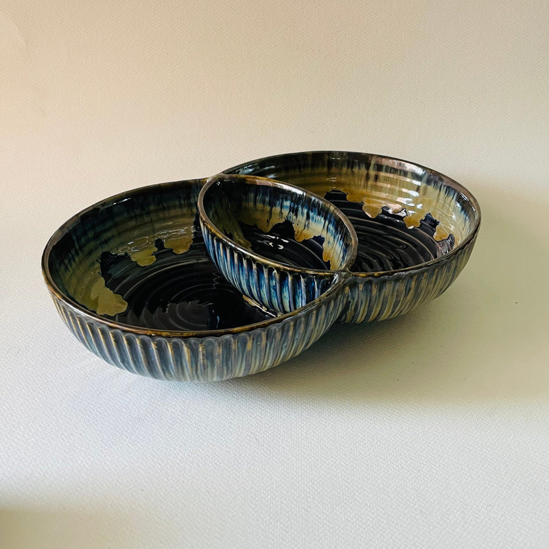 Royal Blue Double Bowls