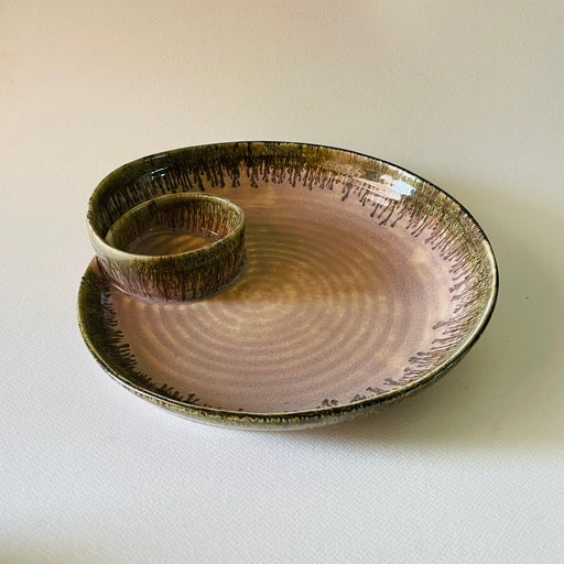 The Roseate Dip Ceramic Serving Platter