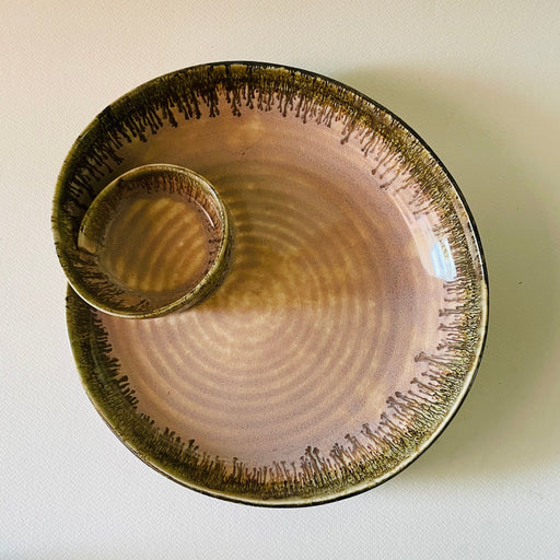 The Roseate Dip Ceramic Serving Platter