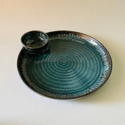 Ocean Mist Dip Ceramic Serving Platter
