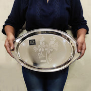 Stainless Steel Mango Shaped Serving Tray/Salver – Serving Tray
