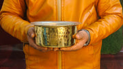 Traditional Brass Bhagona (Kalai Coated) – Kitchen Utensil