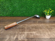 Stainless Steel Ladle/Golchi/Chamcha with Wooden Handle – Serving Ladle