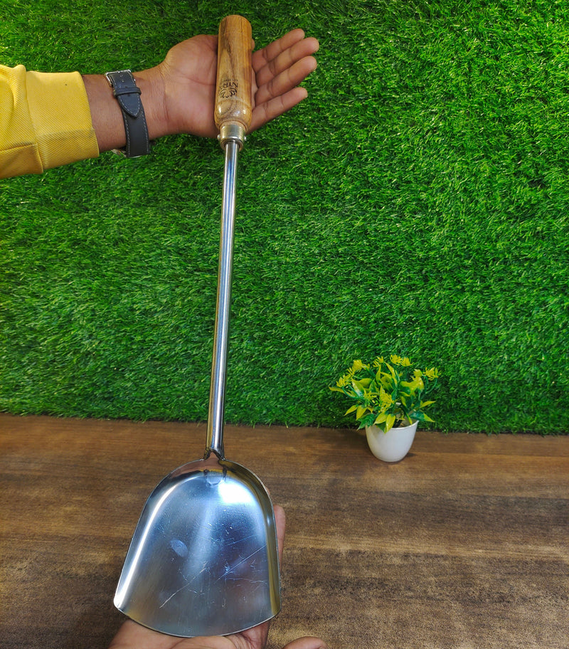 Stainless Steel Chinese Spatula/Palta – Kitchen Utensil