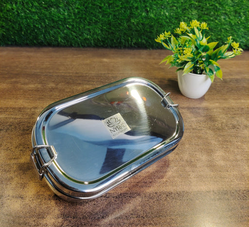 Stainless Steel Rectangular Lunch Box – Storage Container