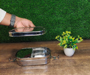 Stainless Steel Rectangular Lunch Box – Storage Container