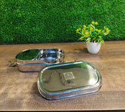 Stainless Steel Rectangular Lunch Box – Storage Container