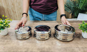 Stainless Steel Multipurpose Storage Container with Air Ventilation Holes