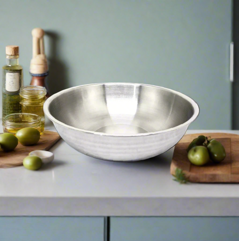 Triply Stainless Steel Extra Deep Tasla Kadhai – Cooking Kadhai