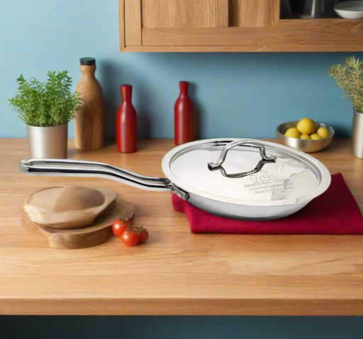 Triply Stainless Steel Frypan – Kitchen Utensil