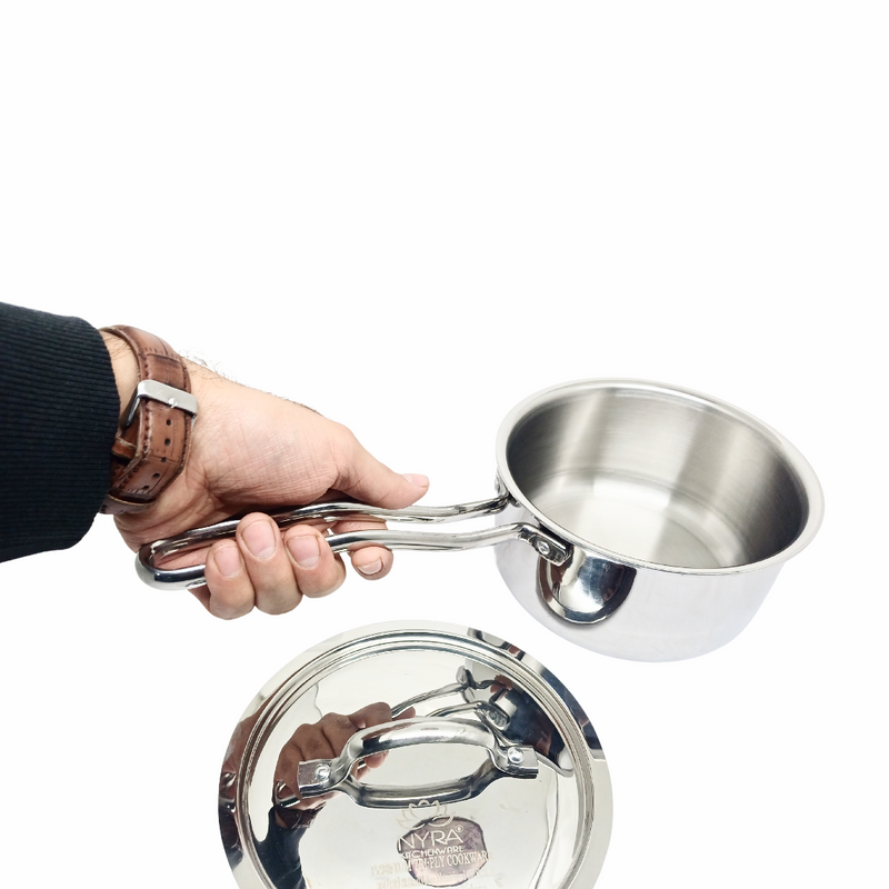 Triply Stainless Steel Sauce Pan with Lid – Lid