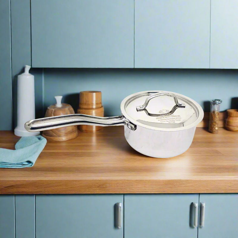 Triply Stainless Steel Sauce Pan with Lid – Lid