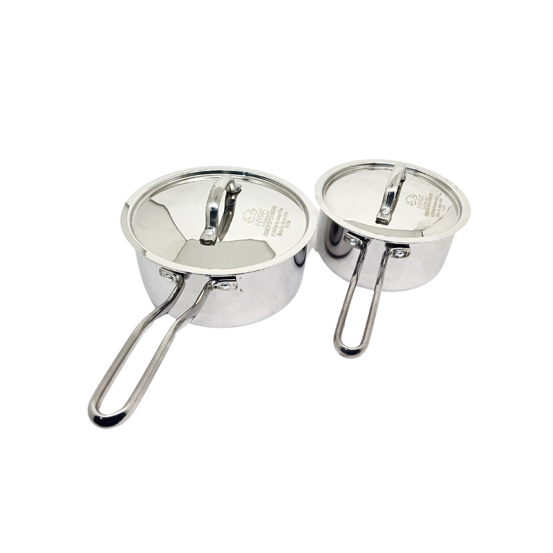 Triply Stainless Steel Sauce Pan Set with Lid – Lid