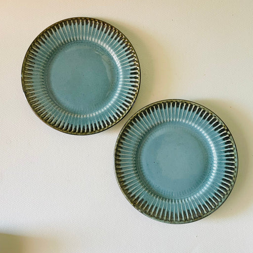 Teal Quarter Plates Set Of 2