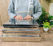 Stainless Steel Storage Box & Tray Set – Storage Container