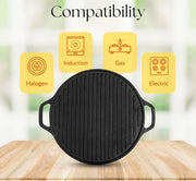 2-in-1 Cast Iron Dosa Tawa & Grill – Dosa Tawa