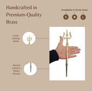 Pure Brass (Peetal) Trishul – Kitchen Utensil