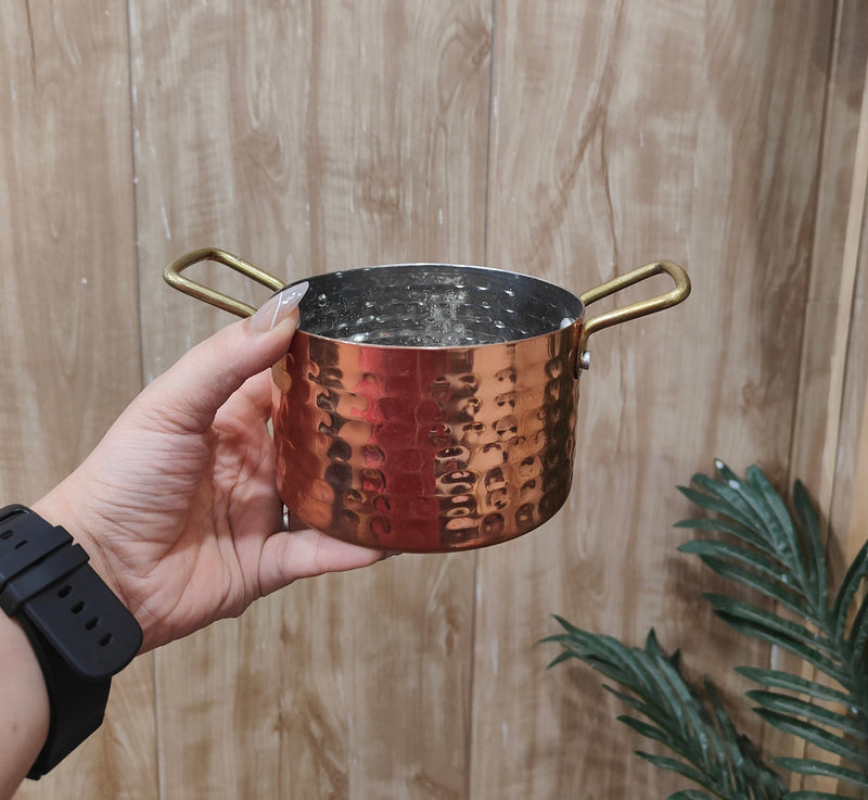 Stainless Steel Rose Gold Finish Dish Pot – Kitchenware