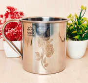 Stainless Steel Laser Printed Mug with Glossy Finish – Coffee Mug
