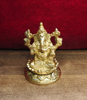 Pure Brass Lord Ganesha Idol – Brass Hindu Idol