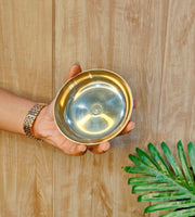 Pure Bronze Kansa Katori/Halwa Bowl/Pudding Plate – Serving Bowl